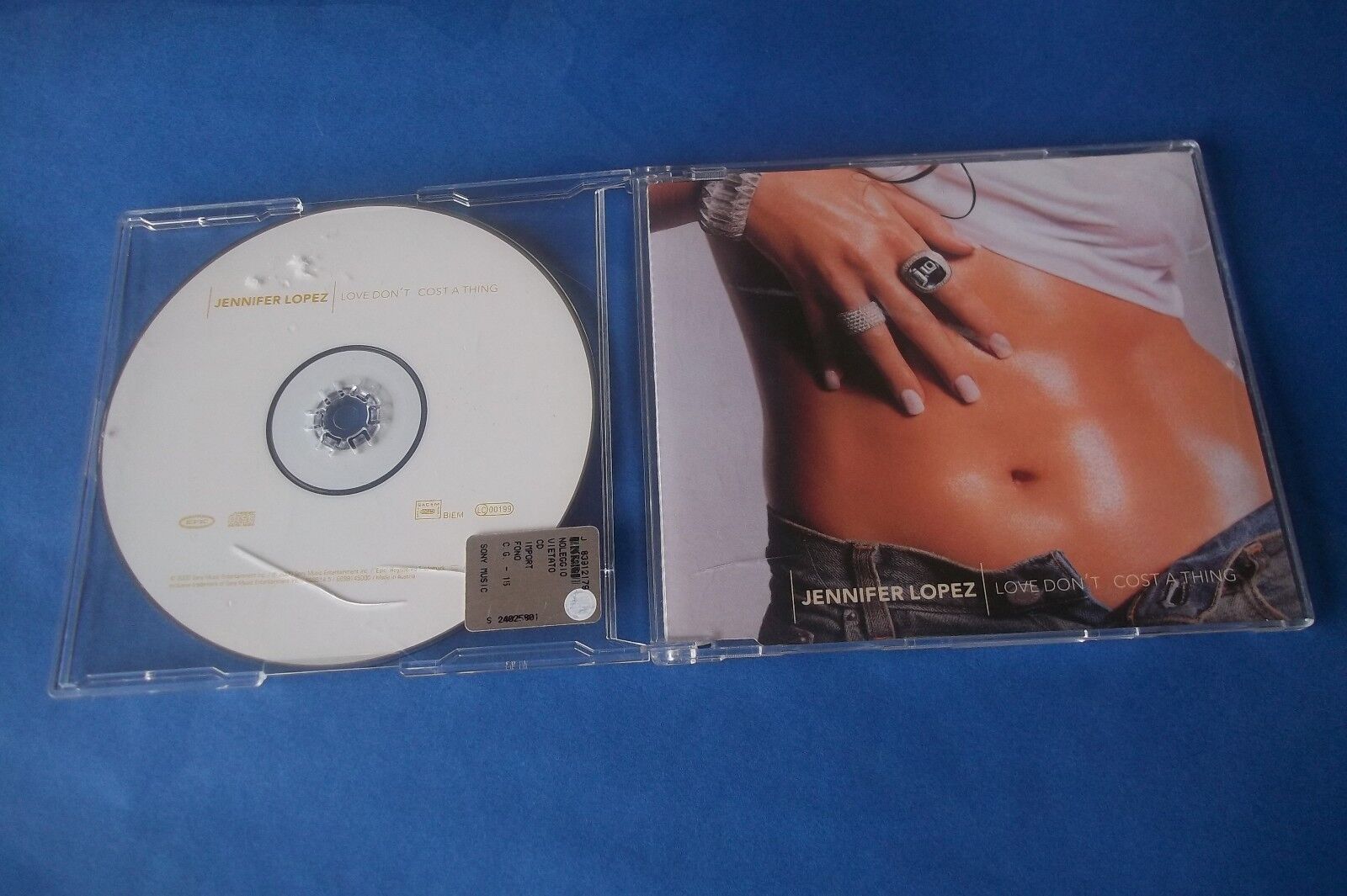 JENNIFER LOPEZ " LOVE DON'T COST A THING " CDs 200 SONY MUSIC NUOVO