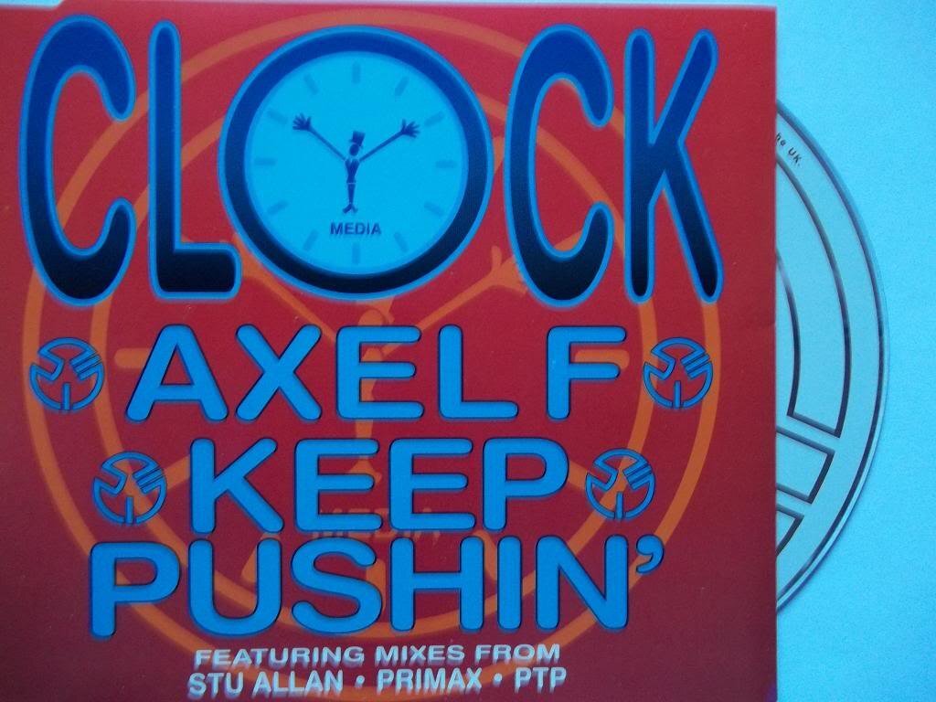 clock - axel f ( radio short stab / primax mix ) / keep pushin ( cl... CD NUOVO