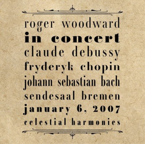Roger Woodward Roger Woodward: In Concert (CD) Album