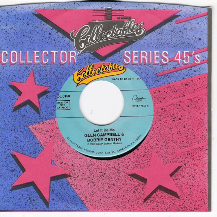 Glen Campbell & Jody Miller Let It Be Me/Queen of the House (Vinyl LP) 7" Single