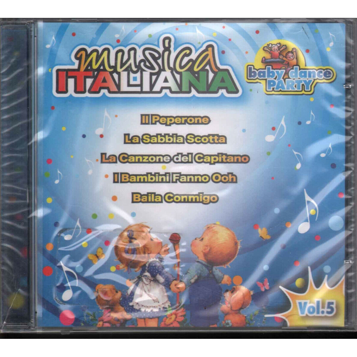AAVV CD Musica Italiana Vol 5 Baby Dance Party Azzurra Music TBPF1062 Sigillato