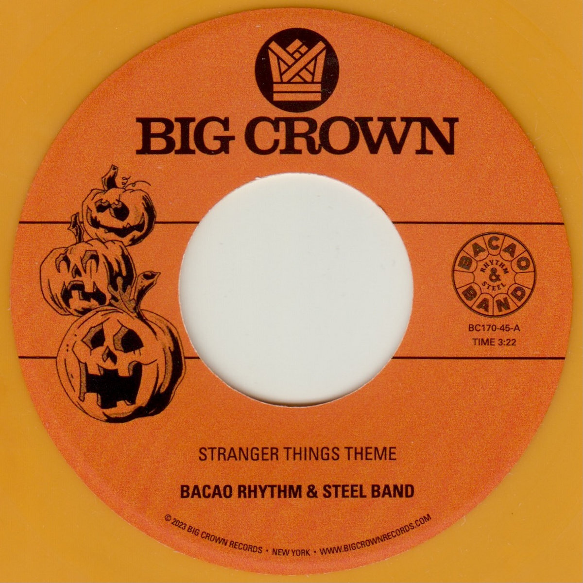 The Bacao Rhythm & Steel Band Stranger Things Theme/Halloween Theme (Vinyl LP)