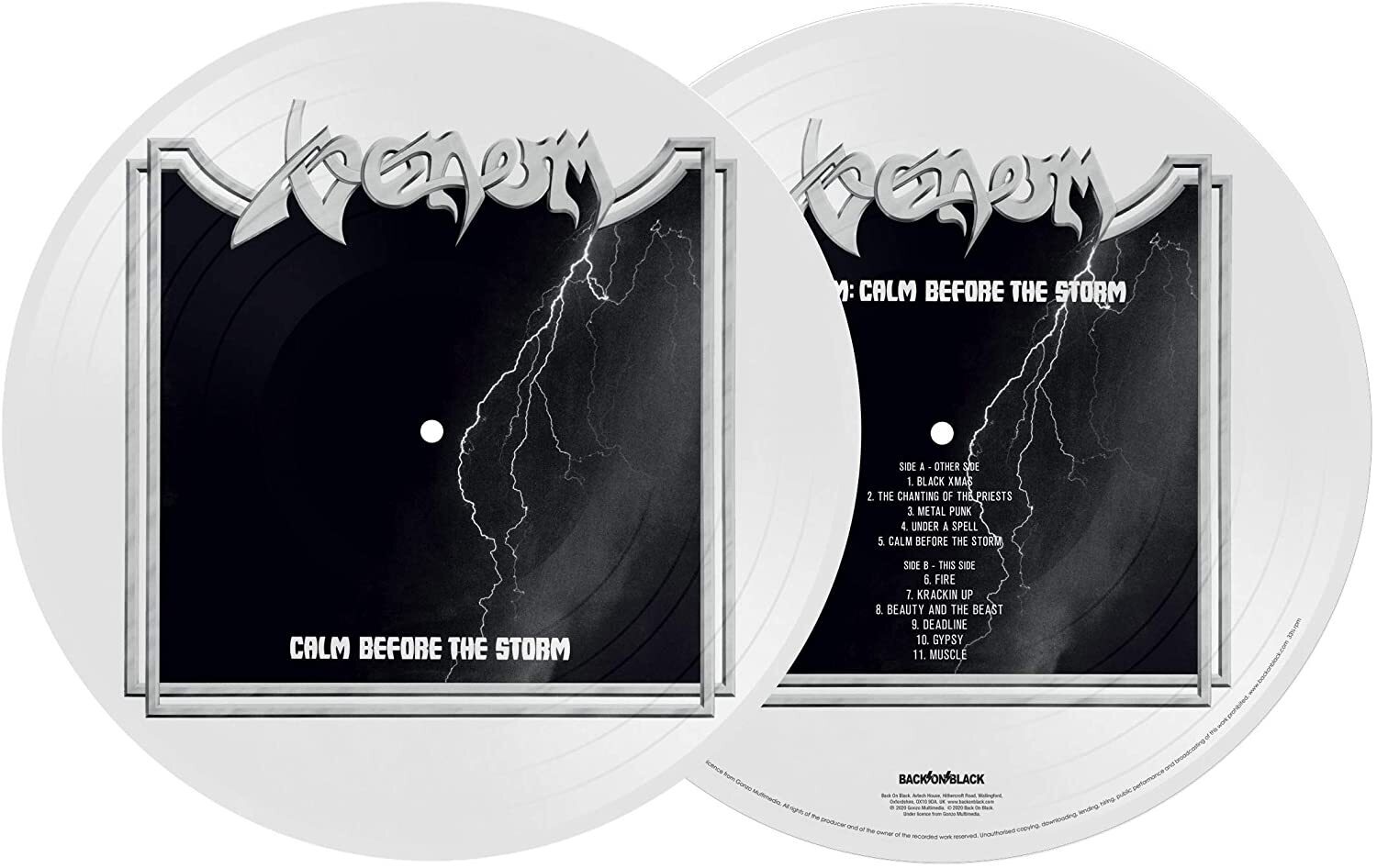 Venom Calm Before the Storm (Vinyl LP) 12" Album Picture Disc