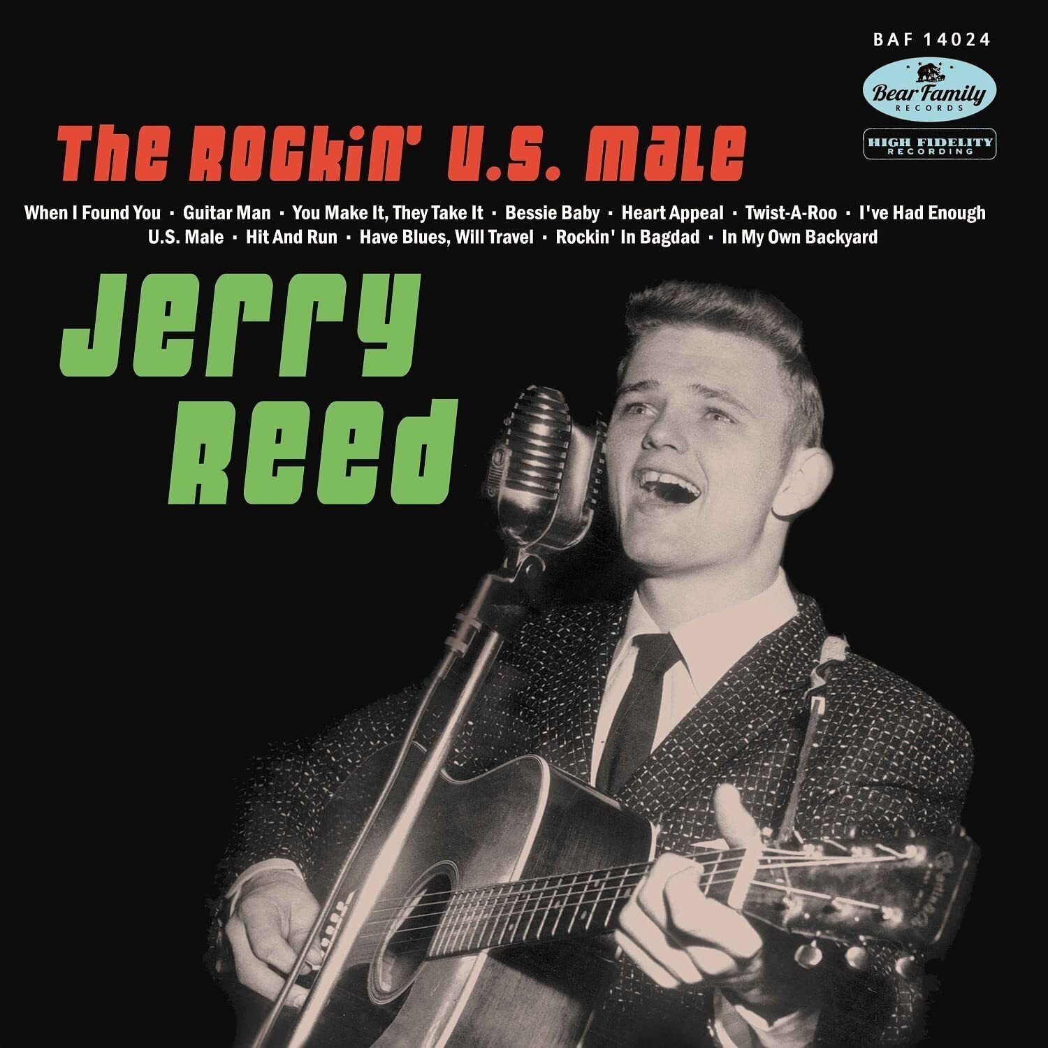 Jerry Reed The Rockin' U.S. Male (Vinyl LP) 10" Album with CD