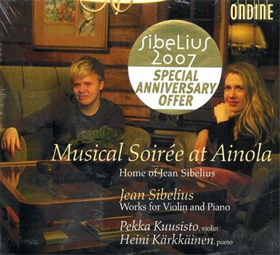 Sibelius,Jean (1865- - Musical Soirée at Ainola. Home of Jean Sibelius. Jean Sib