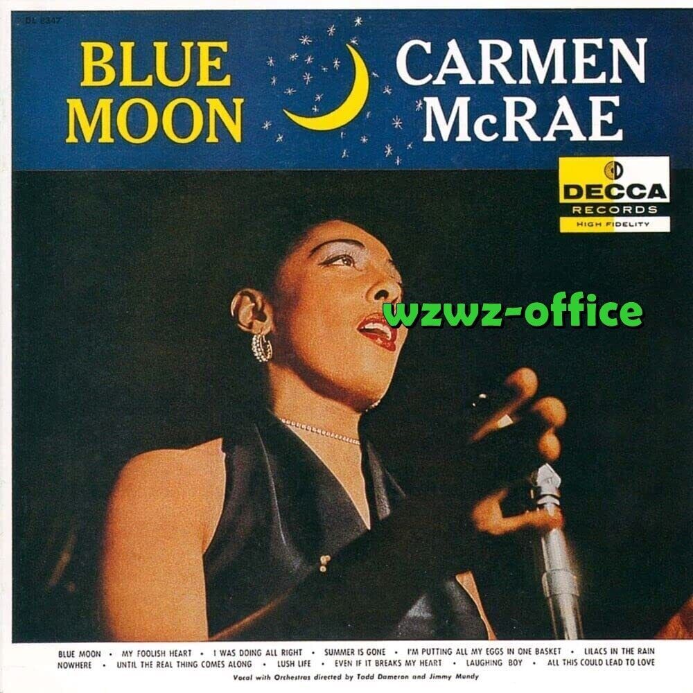 Carmen McRae Jazz Vocal NUOVO CD SIGILLATO (SHM-CD) "Blue Moon" OBI JP