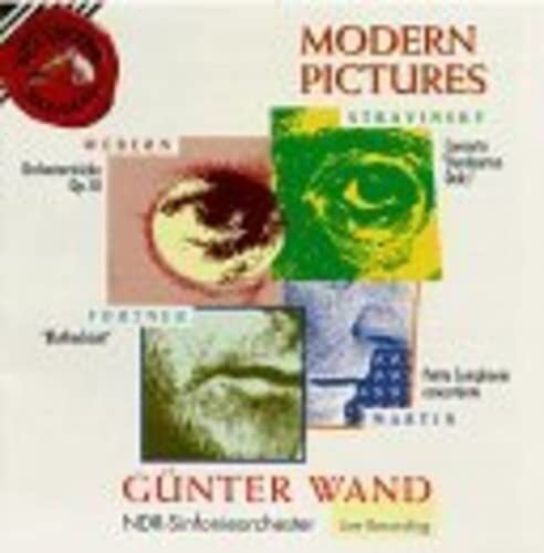 Igor Stravinsky Gunter Wand cond Stravinsky Fortner Webern Martin Modern Pi (CD)