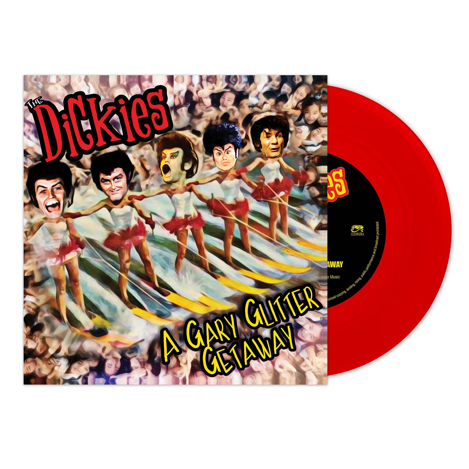 The Dickies A Gary Glitter Getaway Red (Vinyl LP)