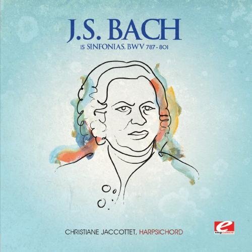 Johann Sebastian Bach 15 SINFONIAS, BMV 787-801 (CD)