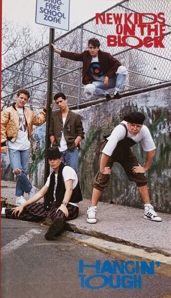 NEW KIDS ON THE BLOCK - HANGIN TOUGH - VHS,PAL