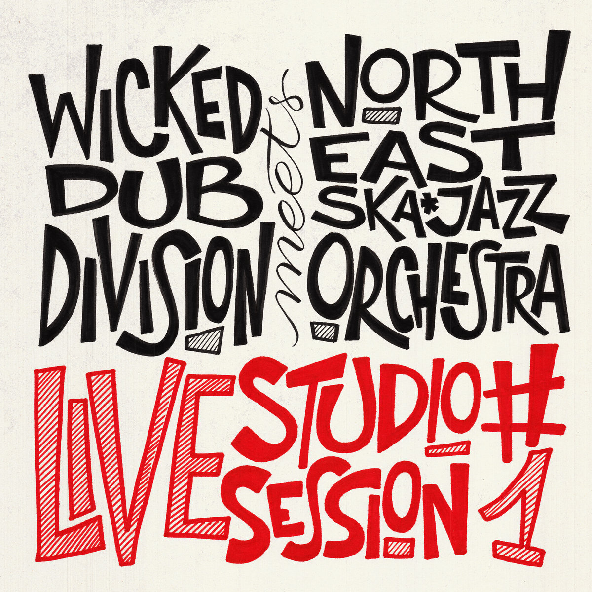 Wicked Dub Division meets North East Ska*Jazz Orch Live Studio Sessi (Vinyl LP)