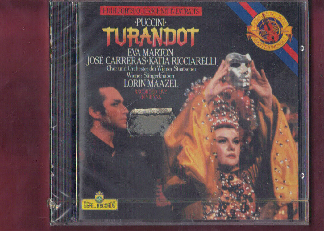 PUCCINI TURANDOT(BRANI SCELTI) RICCIARELLI MAAZEL CD NUOVO SIGILLATO