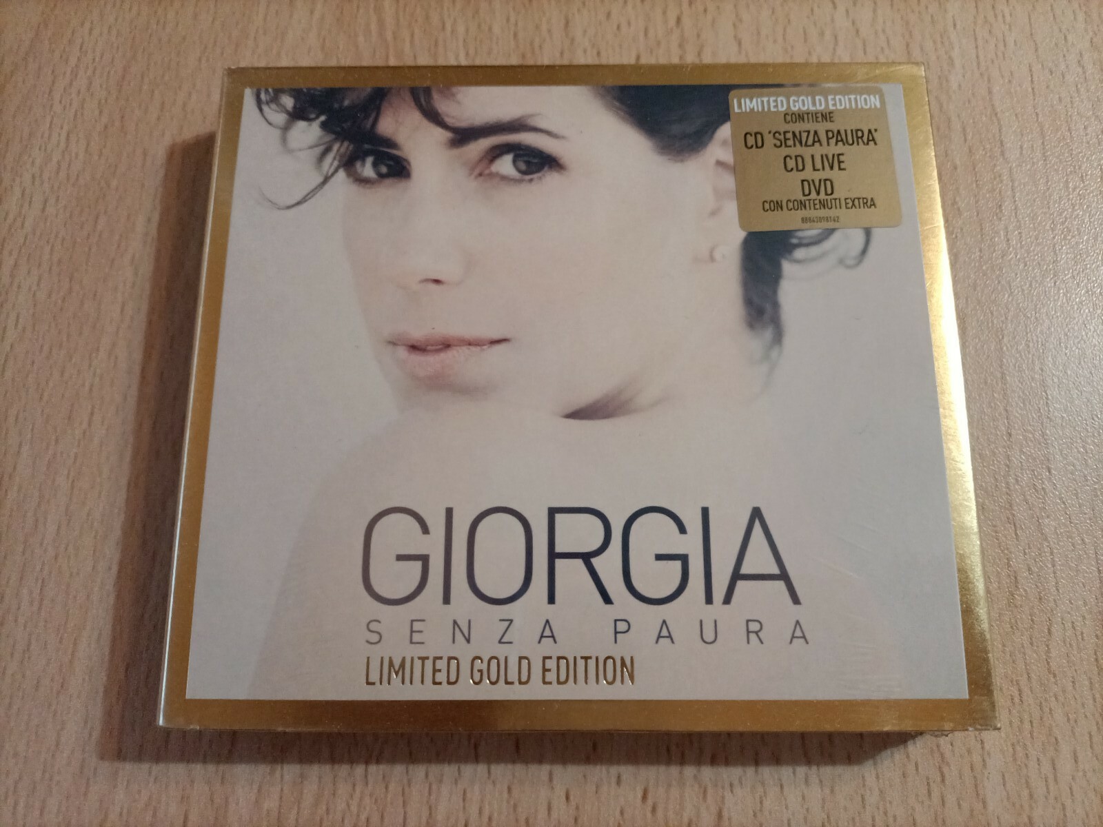 Giorgia ‎– Senza Paura Limited Edition, Gold Edition! Nuovo sigillato!!!