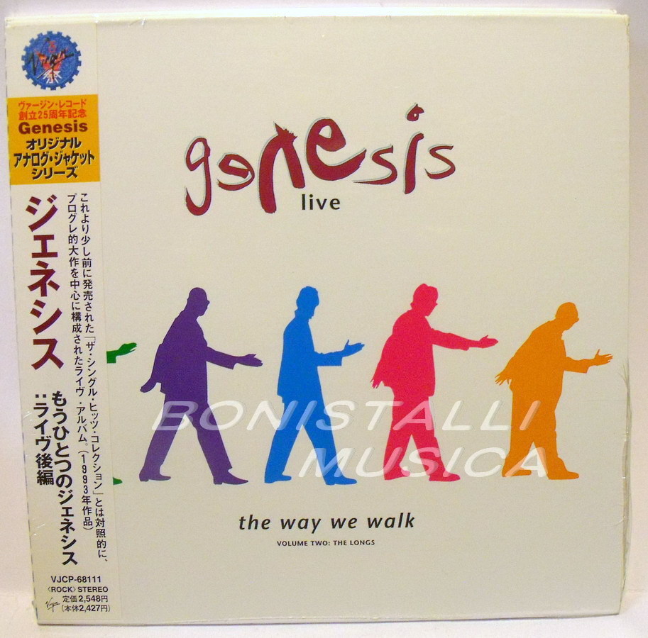 GENESIS - THE WAY WE WALK VOL.2 THE LONGS - CD Japan w/Obi Vinyl Replica Sealed