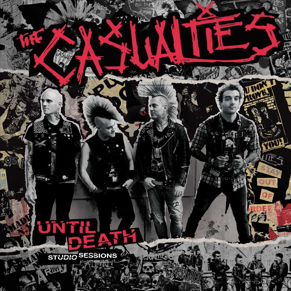 The Casualties Until Death: Studio Sessions (Vinyl LP) 12" Album Coloured Vinyl
