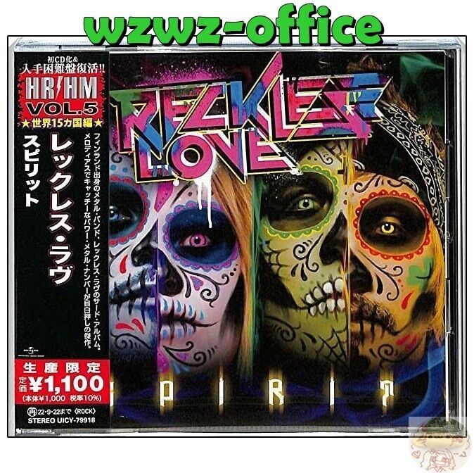 2022M HR/HM 1000 RECKLESS LOVE Spirit con Bonus Track CD GIAPPONE