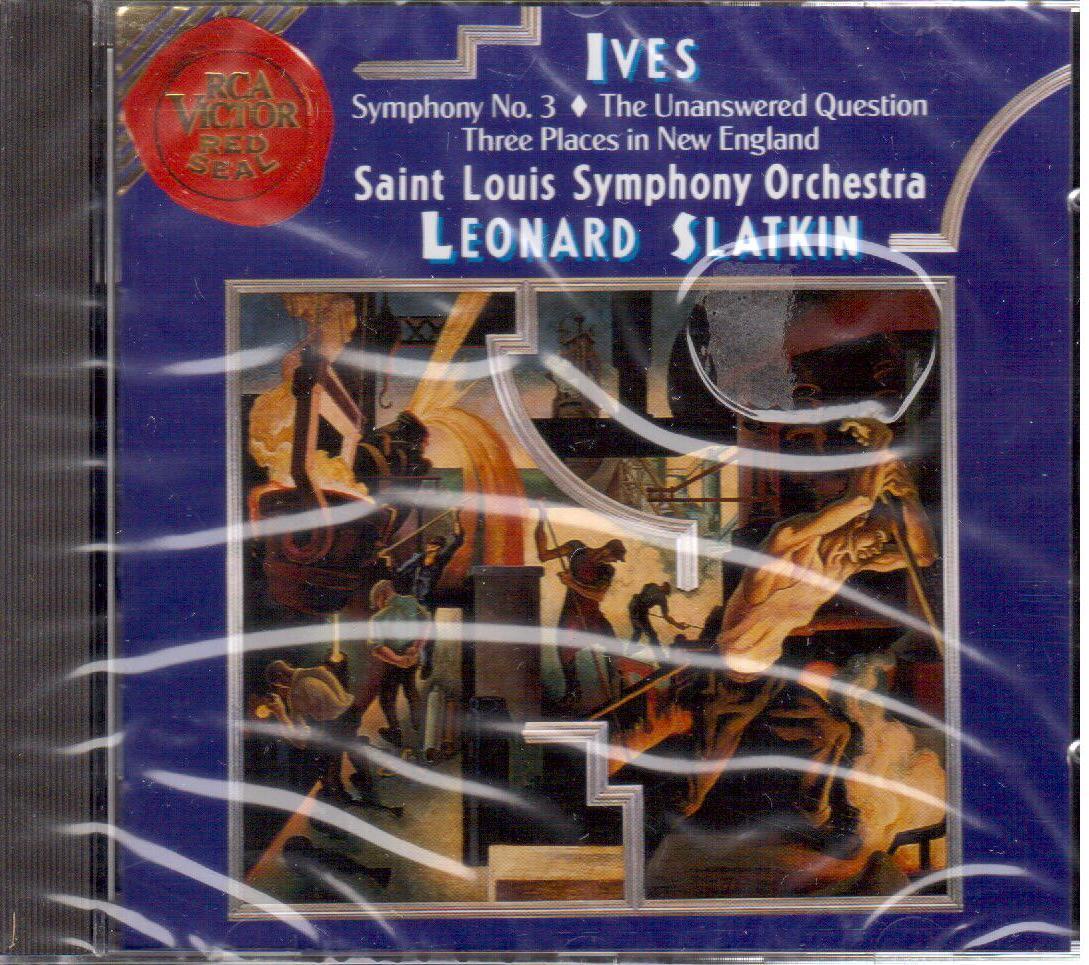 Ives: Sinfonia N. 3, The Unanswered Question, Three Places In New.. Slatkin - CD