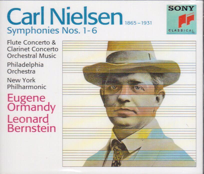 Nielsen: Sinfonie Simphonies) No.1-6 / Leonard Bernstein, Eugene Ormandy - CD