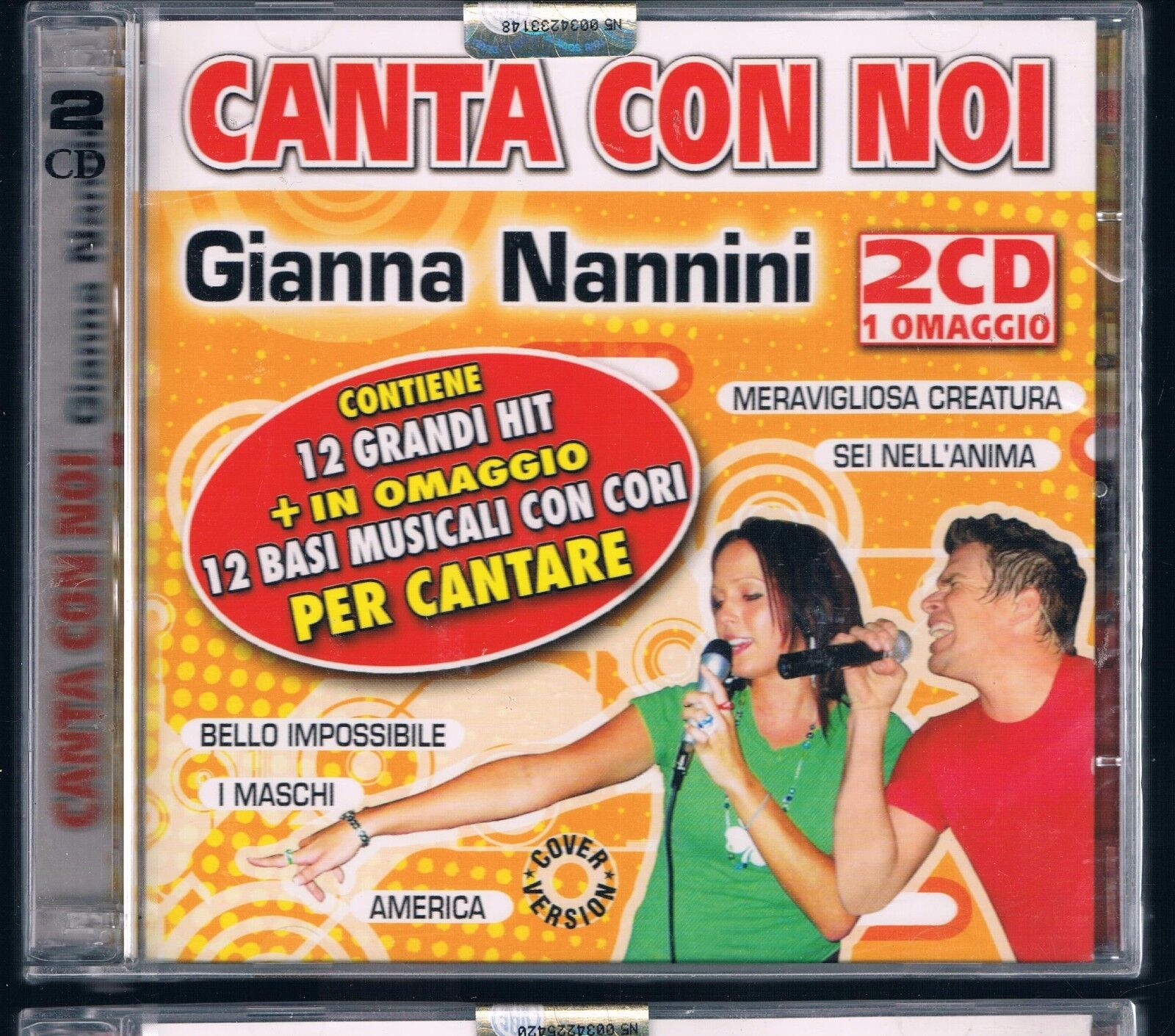 CANTA CON NOI GIANNA NANNINI COVER VERSION 2 CD F.C.SIGILLATO!!!