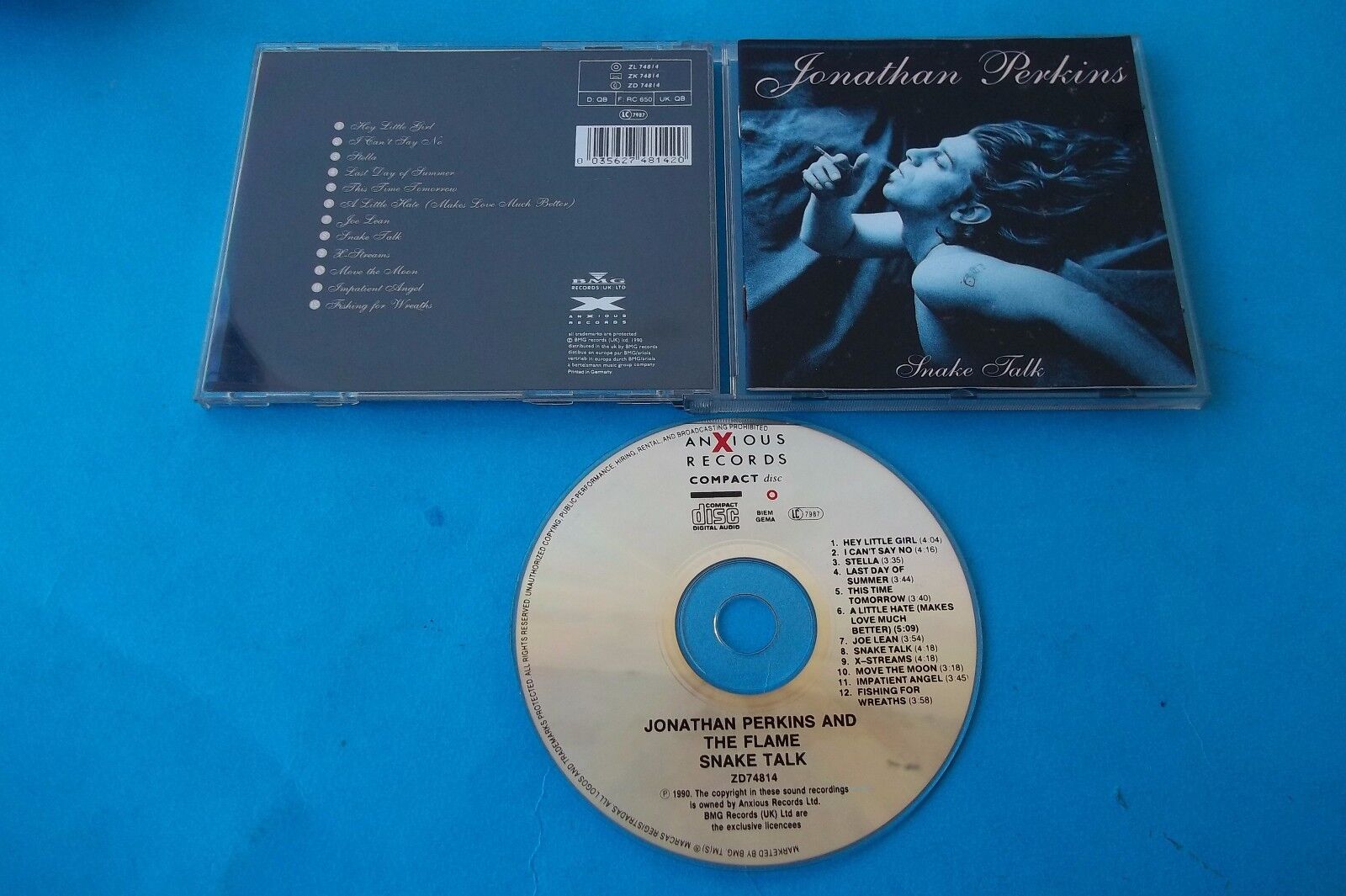 JONATHAN PERKINS AND THE FLAME "SNAKE TALK " CD NUOVO