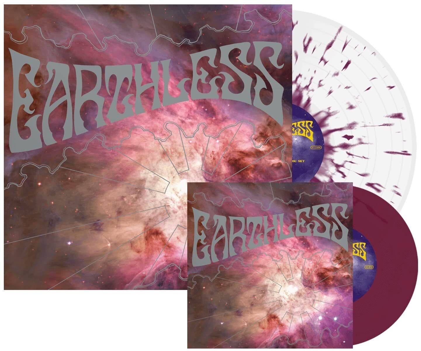 Earthless Rhythms From A Cosmic Sky Clear w/ Purple Splatter (Vinyl LP)