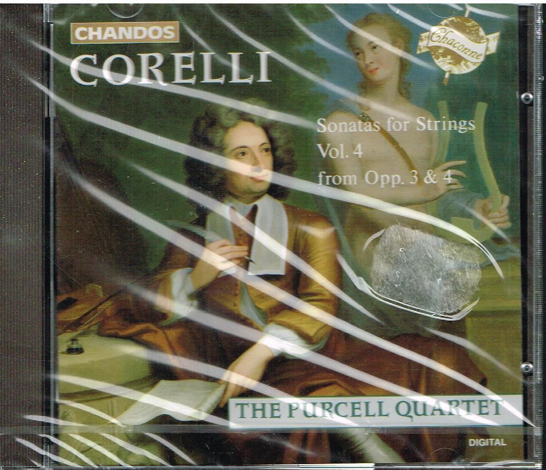 Corelli: Sonate Per Archi Vol. 4 Opp. 3 & 4 / Purcell Quartet, Jakob Lindberg CD