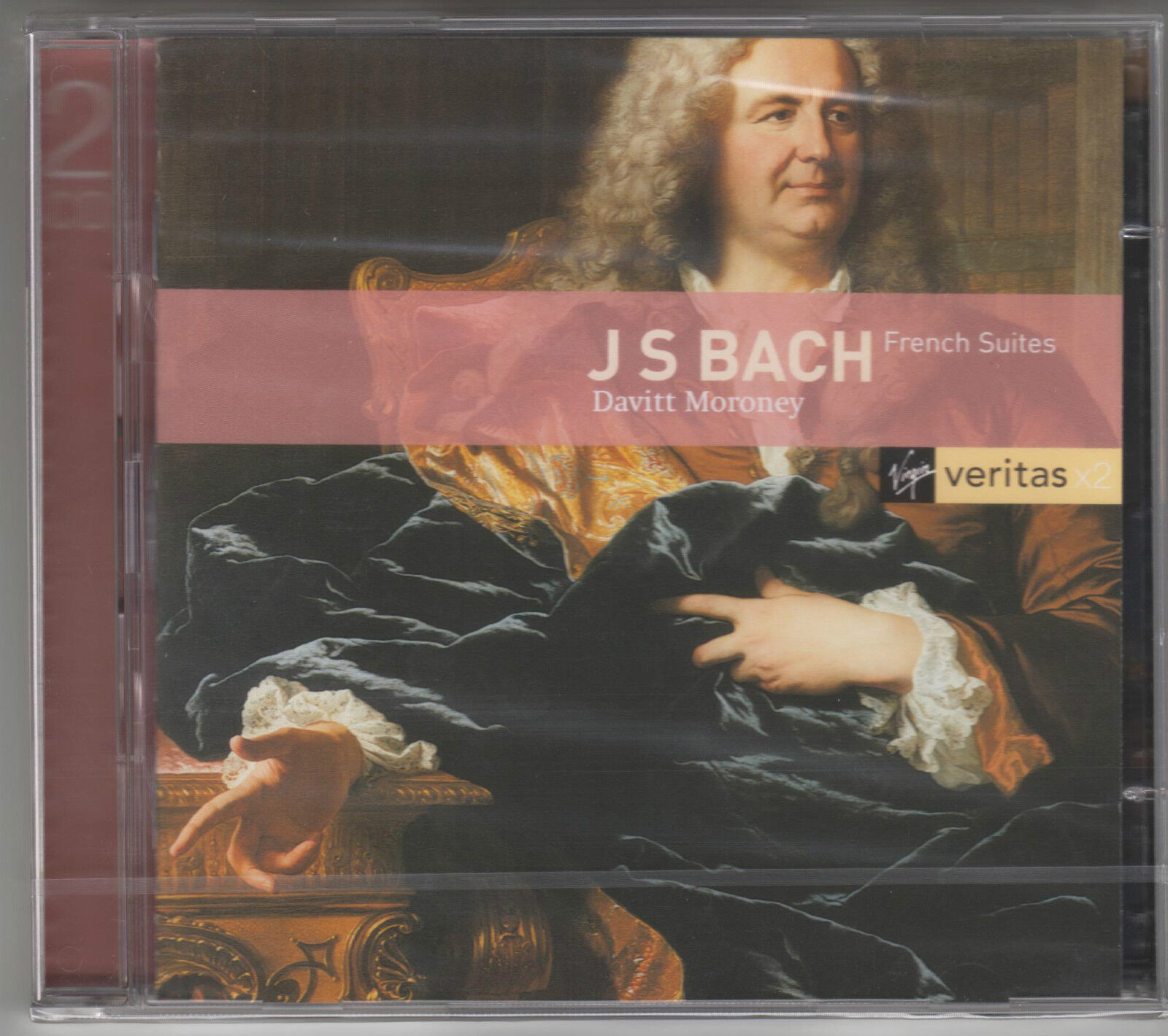 JOHANN SEBASTIAN BACH FRENCH SUITES MORONEY HARPSICHORD 2 CD