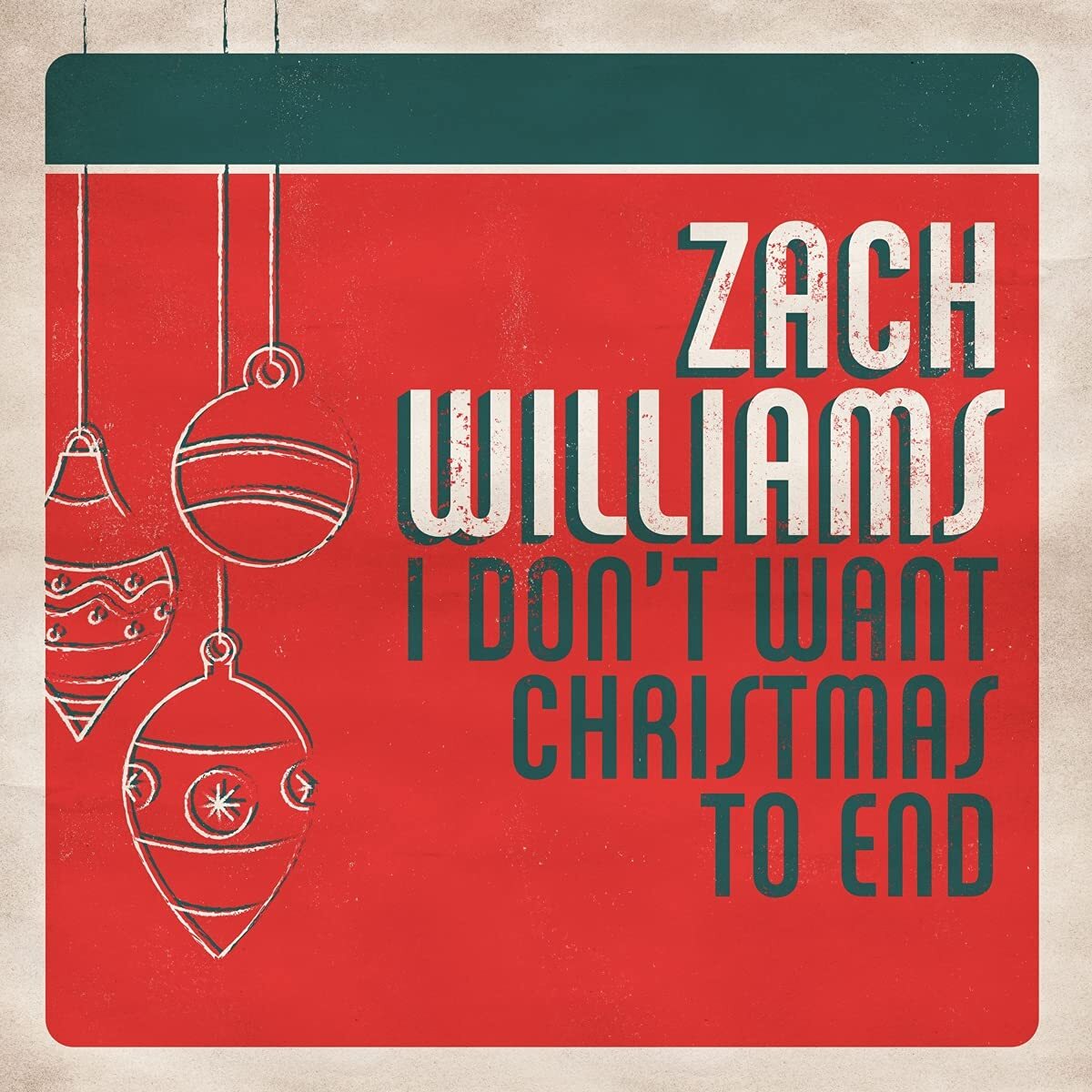 Zach Williams I Don't Want Christmas To End (CD)
