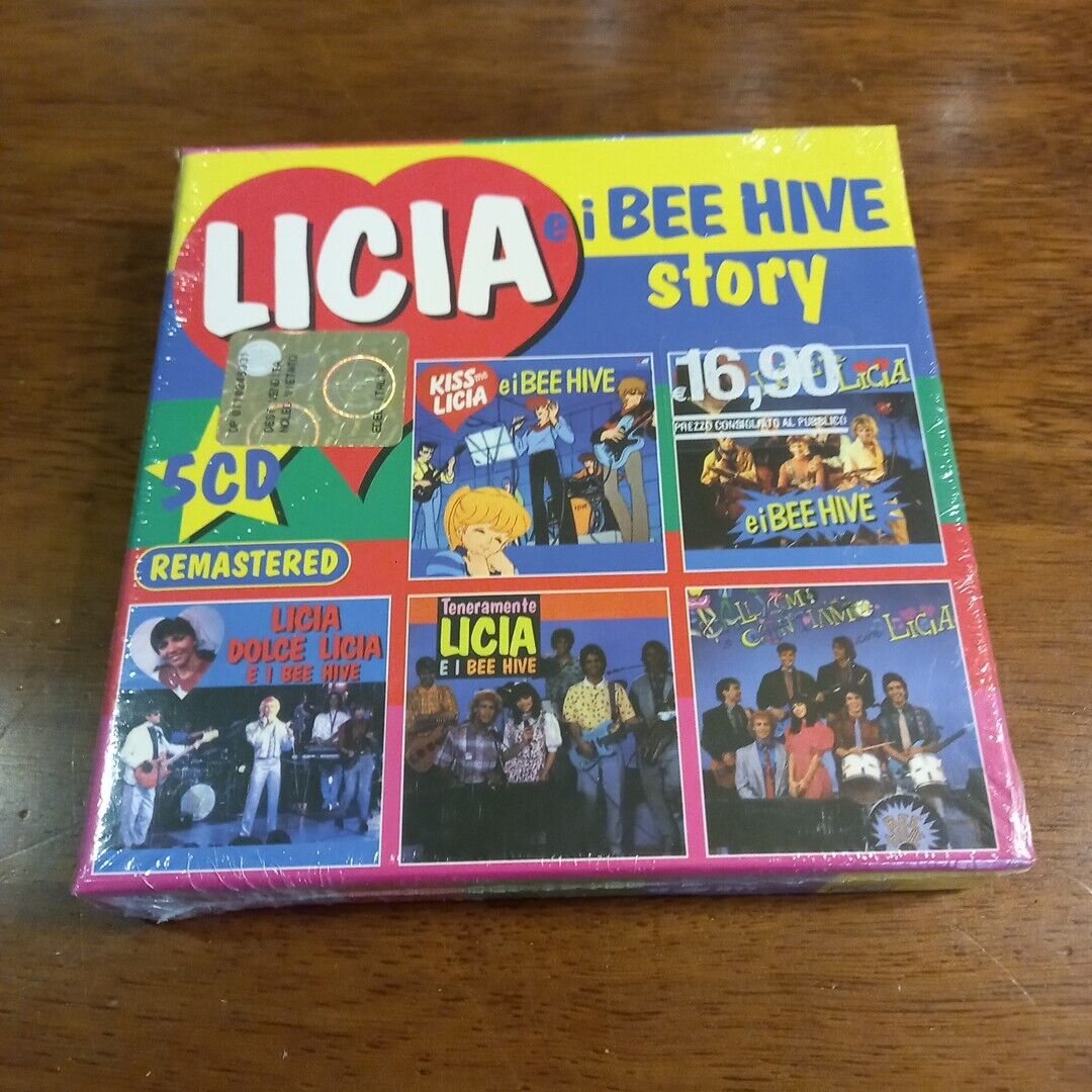 Cristina D'Avena _ LICIA E I BEE HIVE STORY _ BOX 5 CD _ EDEL _ SIGILLATO