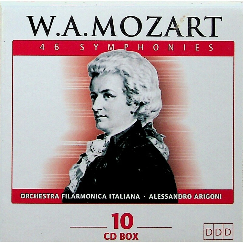 CD Mozart 46 Symphonies 4011222033000 BOX 10 CD