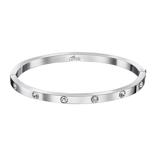 Bracciale Donna Rigido Lotus Style LS1846/2/1 In Acciaio Con Strass