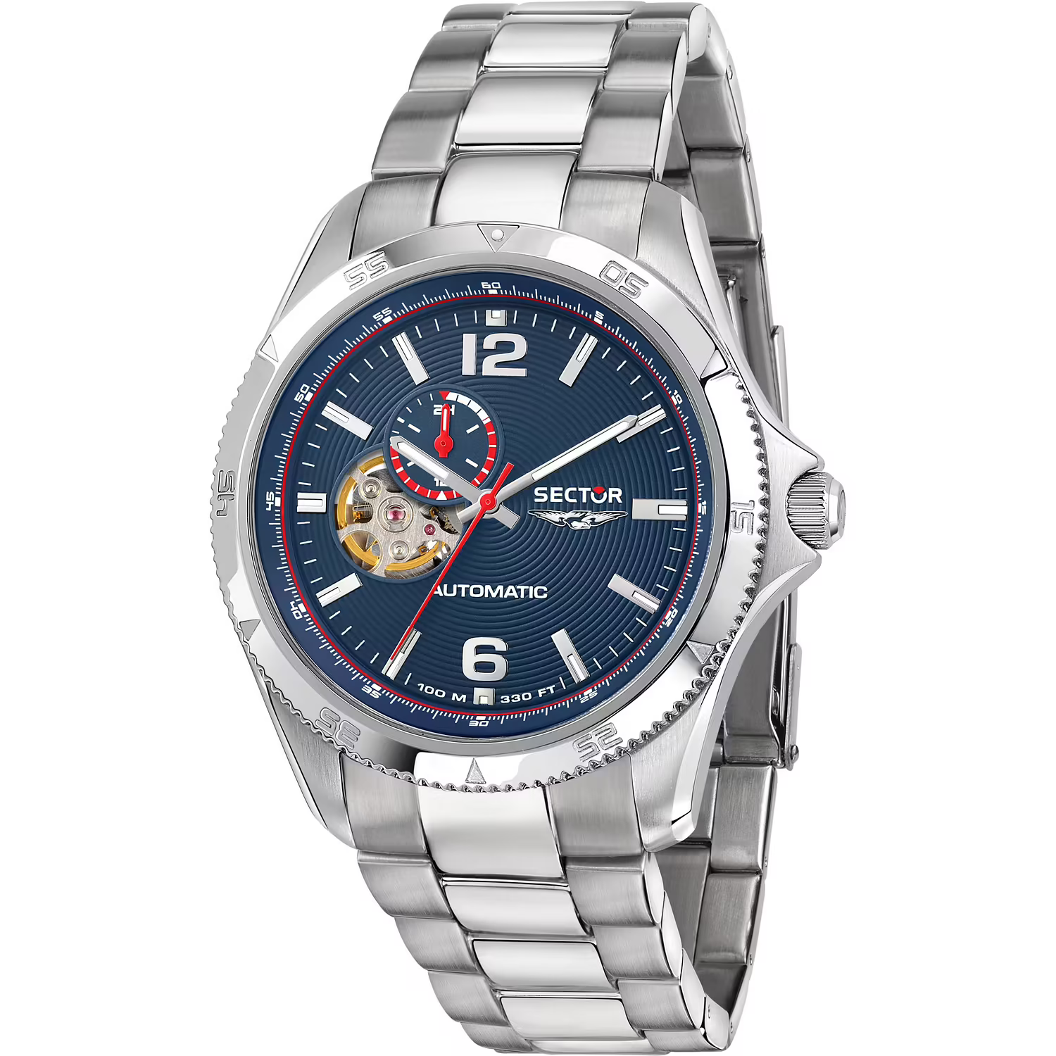 SECTOR 650 OROLOGIO R3223231001 AUTOMATICO UOMO ACCIAIO 43mm LIS 299€ SOTTOCOSTO