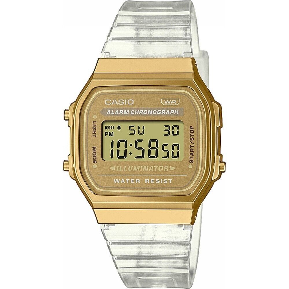 CASIO Mod. VINTAGE COLLECTION - TRANSPARENT BAND - Gold 11343774