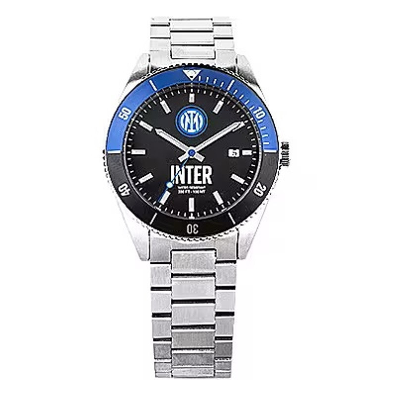 Orologio Ufficiale Inter F.C. Black &Blue Sub 100M Ref. P-I7469UN1 Riv. Autor.