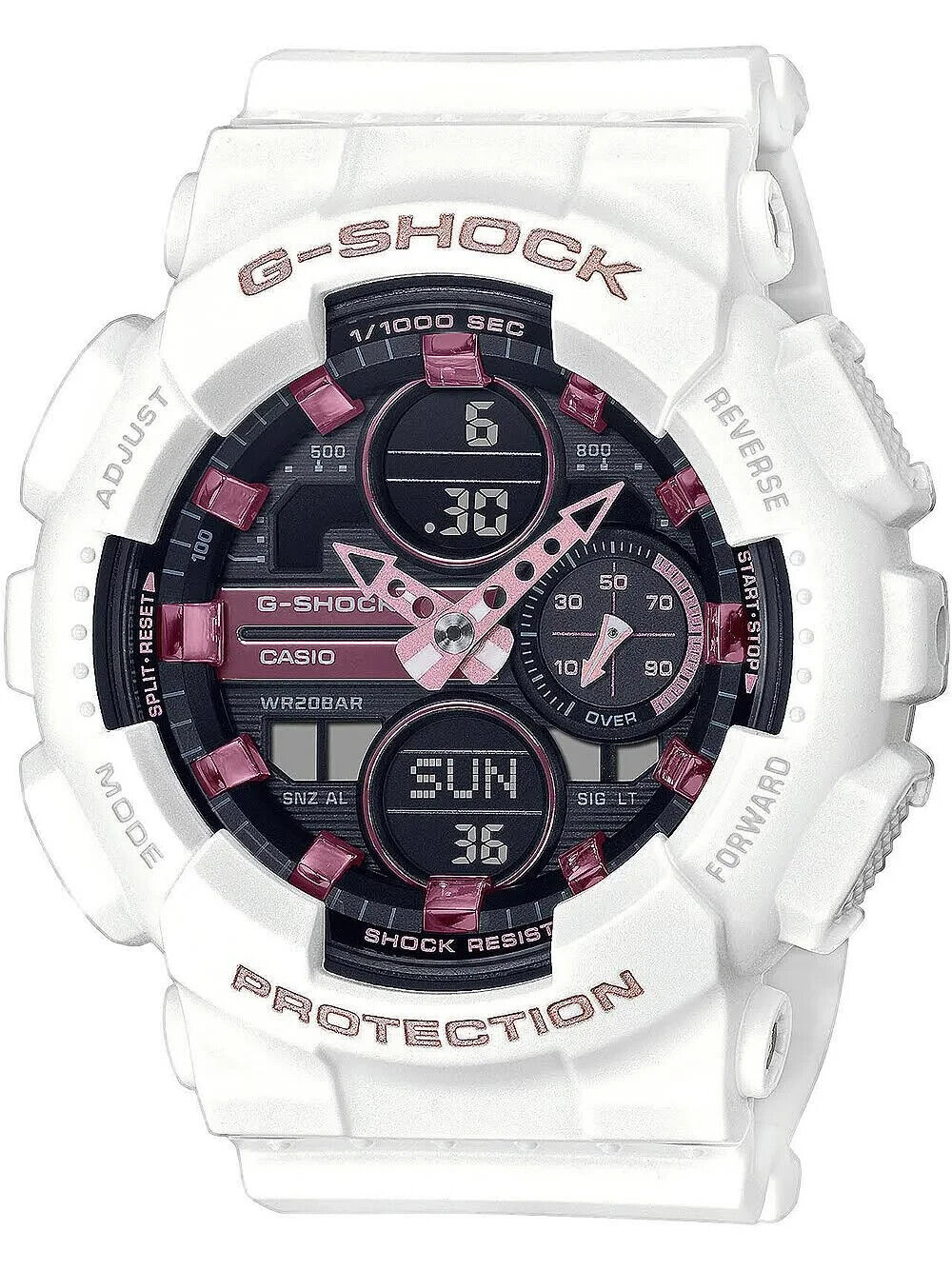 orologio G-SHOCK SCONTO 15% donna/unisex bianco digi-ana sub200mt GMA-S140M-7AER