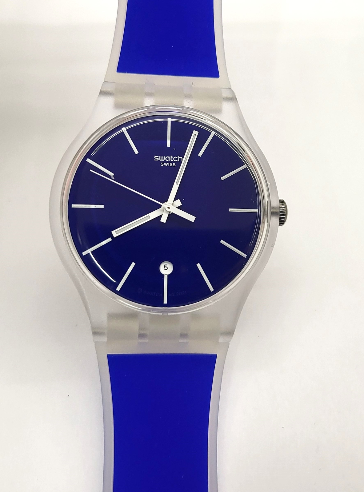 Swatch New Gent 2021 - SO29K400 - Blue Trip - Nuovo -