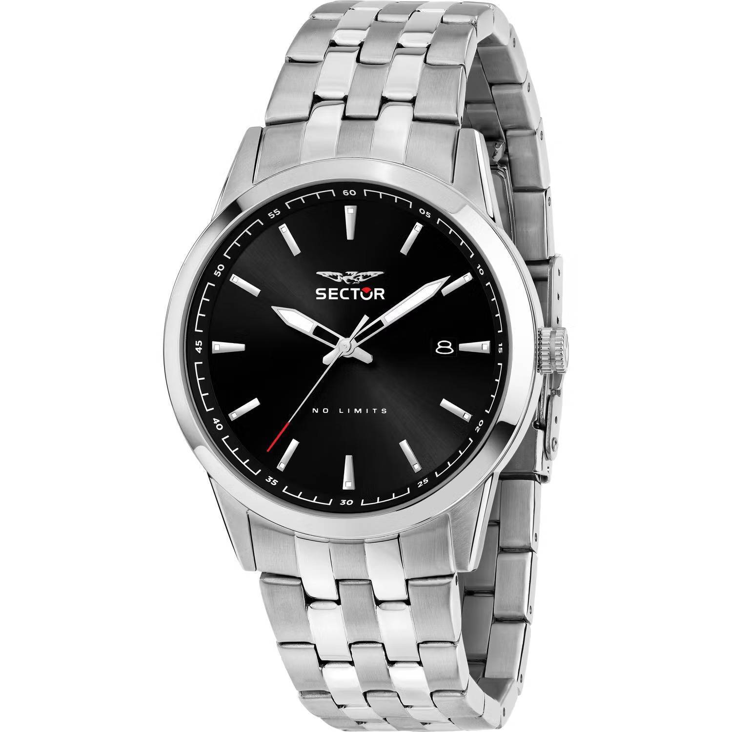 Orologio Sector 660 R3253517029 Watch Acciaio Uomo 41mm Nero Nuovo