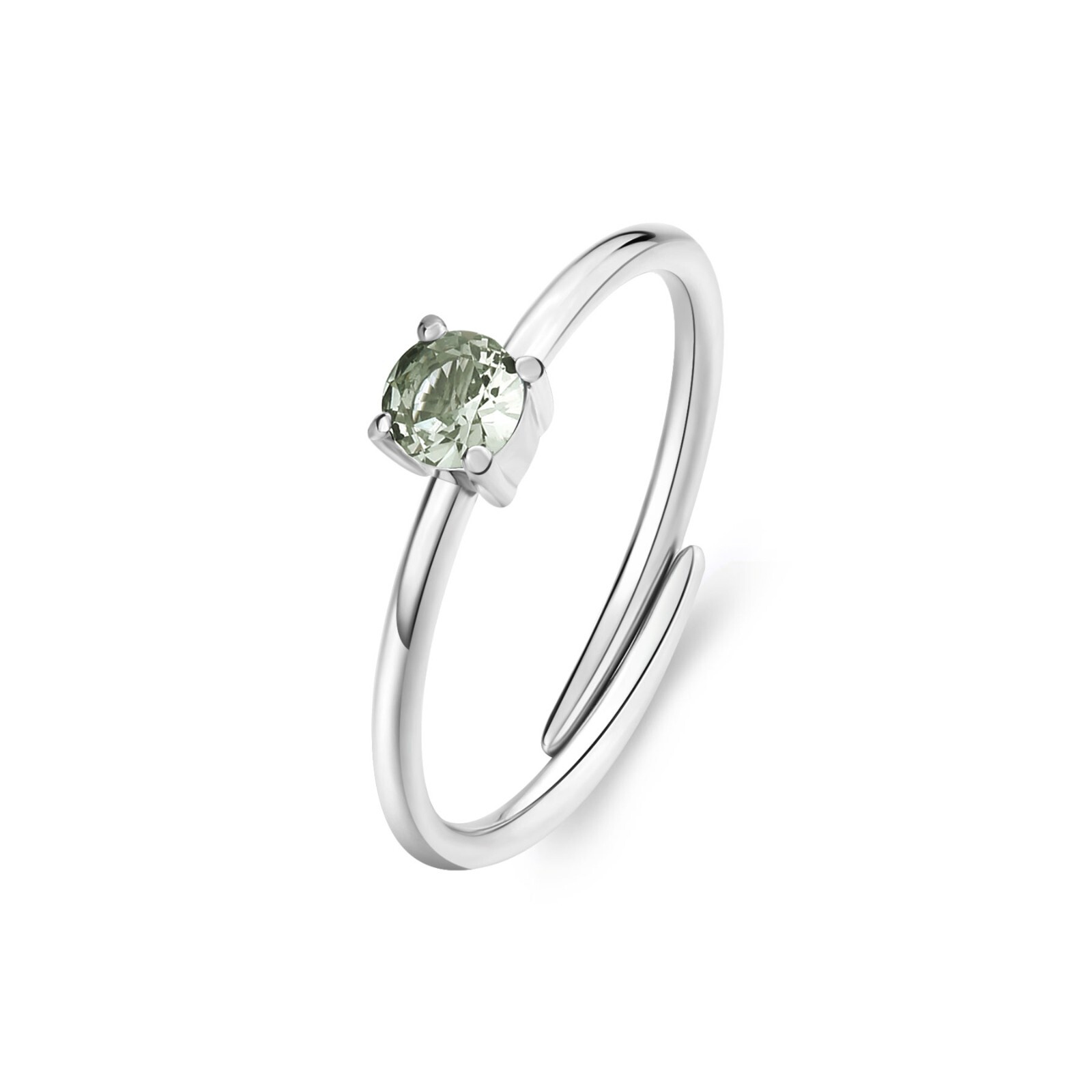 S'AGAPO DAZZLY ANELLO DA DONNA IN ACCIAIO CON ZIRCONE SDZ36 (2812)  REGOLABILE