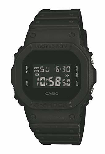 Casio Orologio Digitale Uomo con Cinturino in Resina DW-5600BB-1ER (e6T)