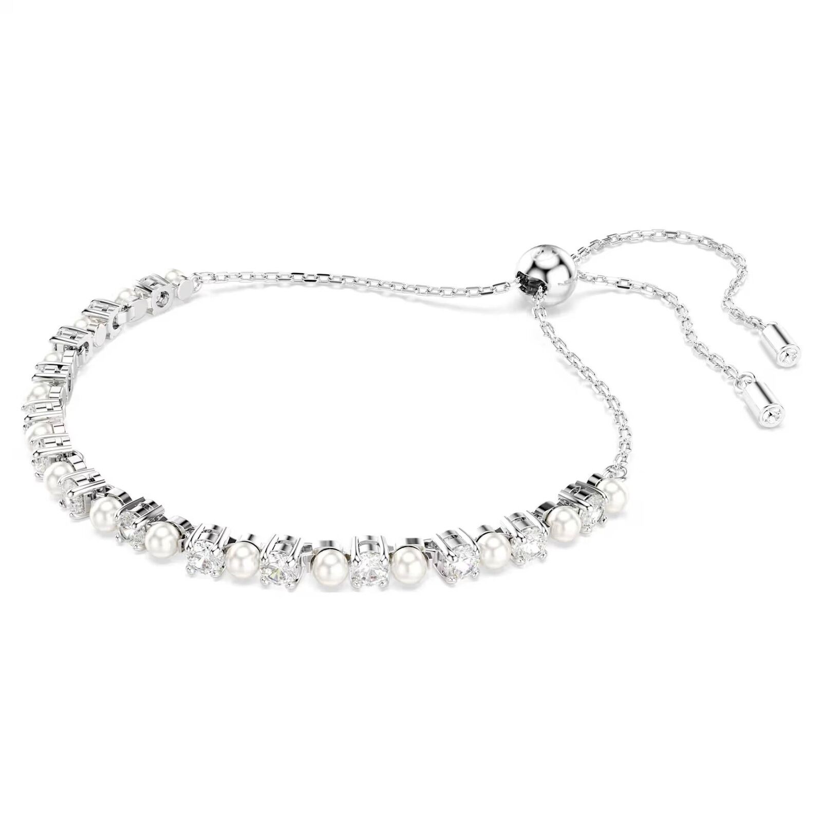 Bracciale Swarovski Matrix 5689633 Bracelet Donna Cristalli Perle regolabile