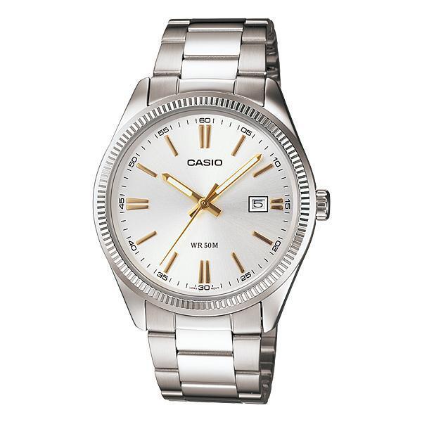 CASIO COLLECTION Mod. DATE - SILVER, GOLD INDEXES 11343774