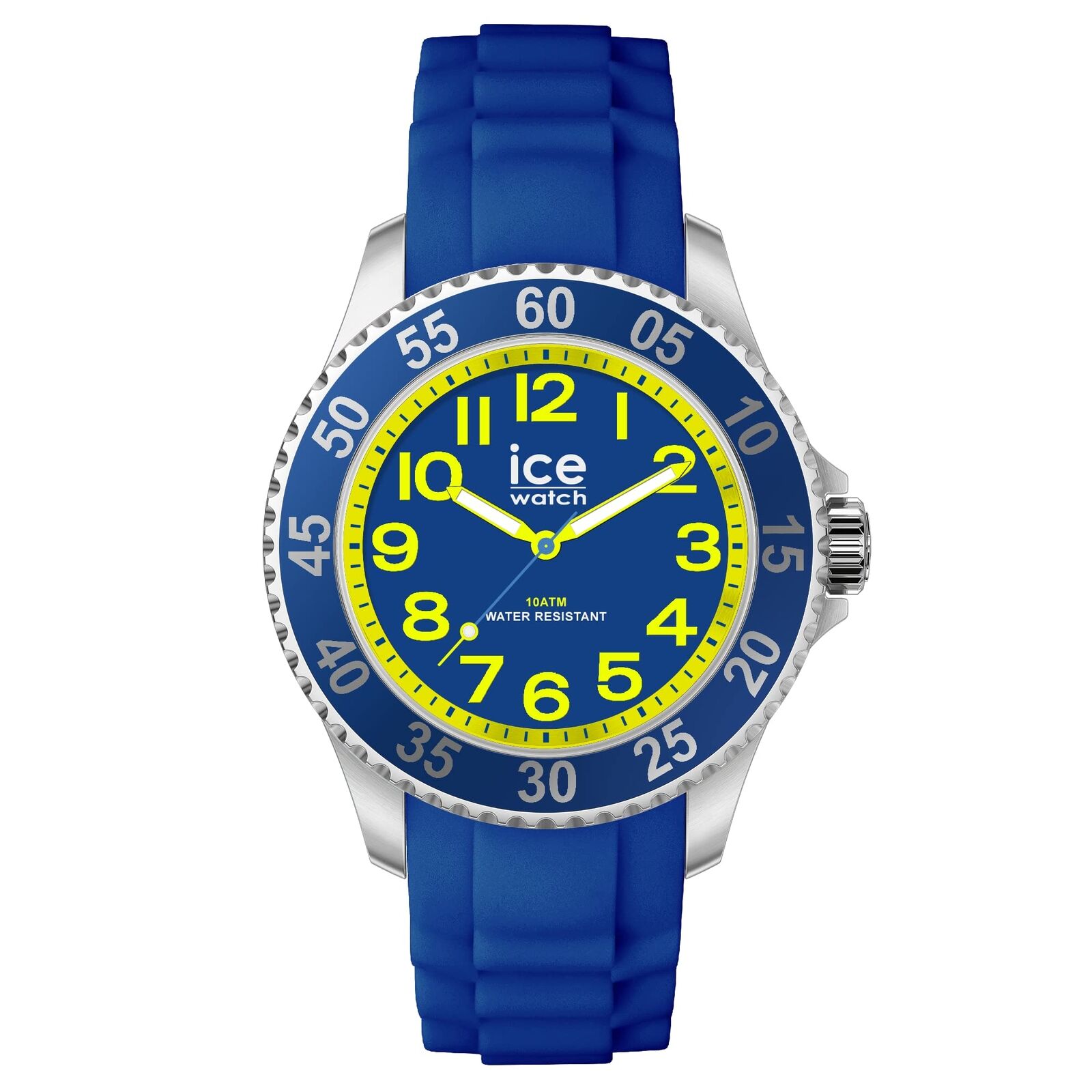 ICE-WATCH - Ice Steel - Boy's Wristwatch with Silicon Strap (Small) Blue