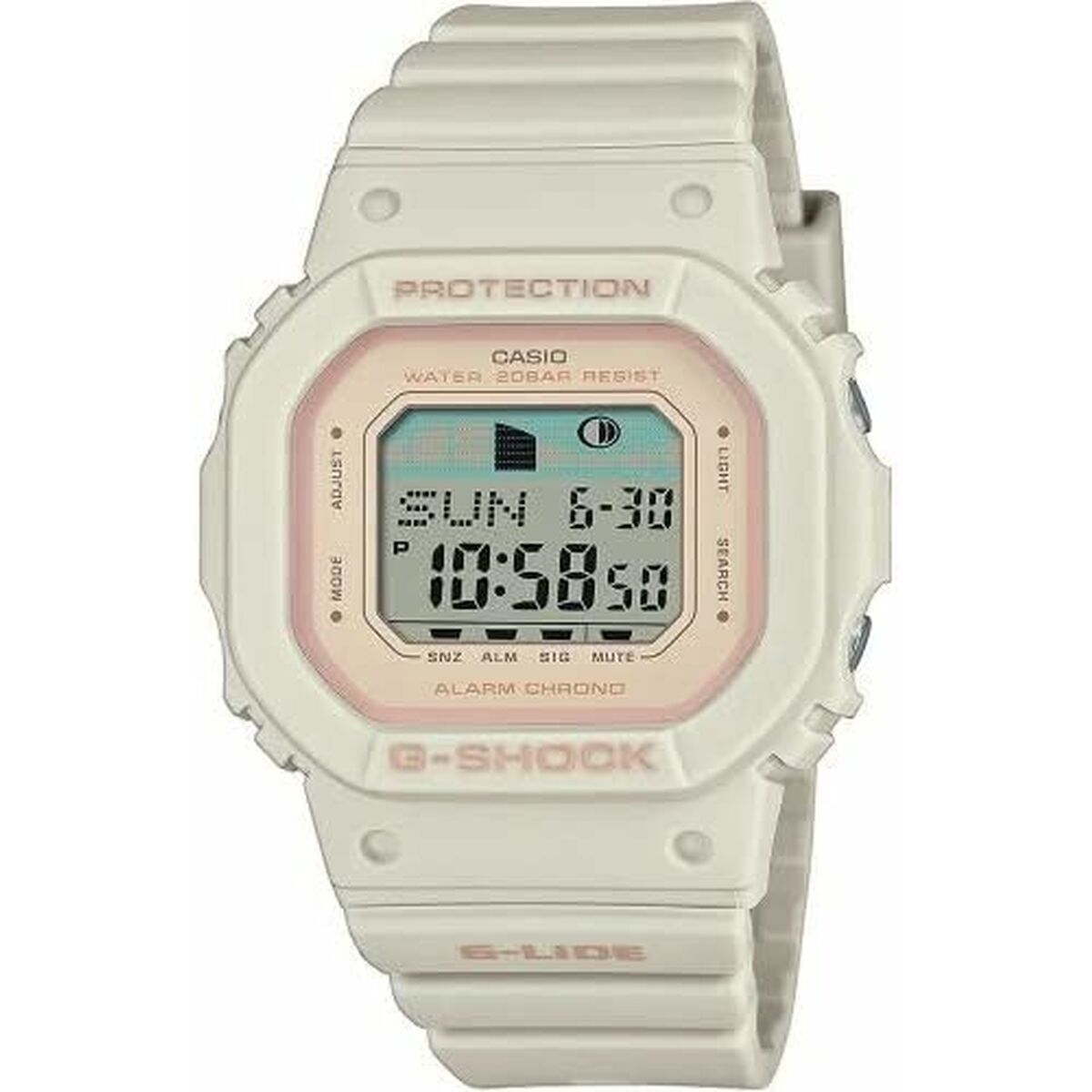 Orologio Donna Casio G-Shock G-LIDE WHITE - SURF TIDE GRAPHS