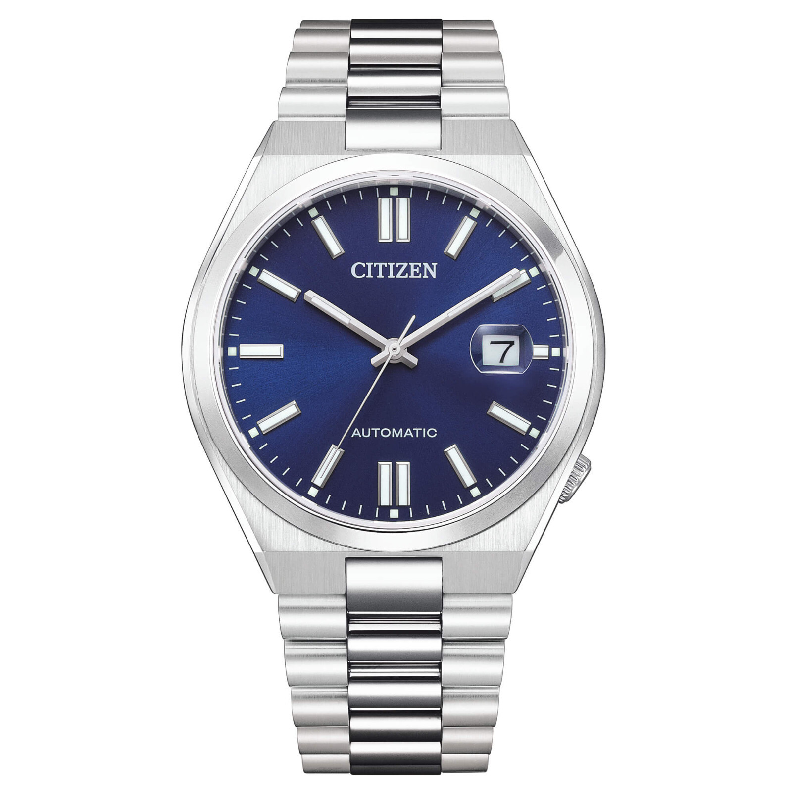 CITIZEN Tsuyosa OROLOGIO DA UOMO ACCIAIO Automatico FONDELLO A VISTA NJ0150-81L