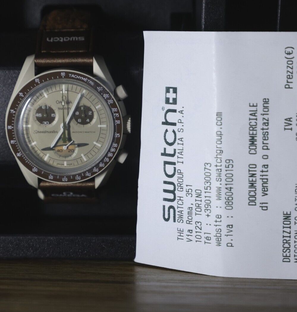 Omega x Swatch Mission to Saturn 🪐 MOONSWATCH (leggere la descrizione)
