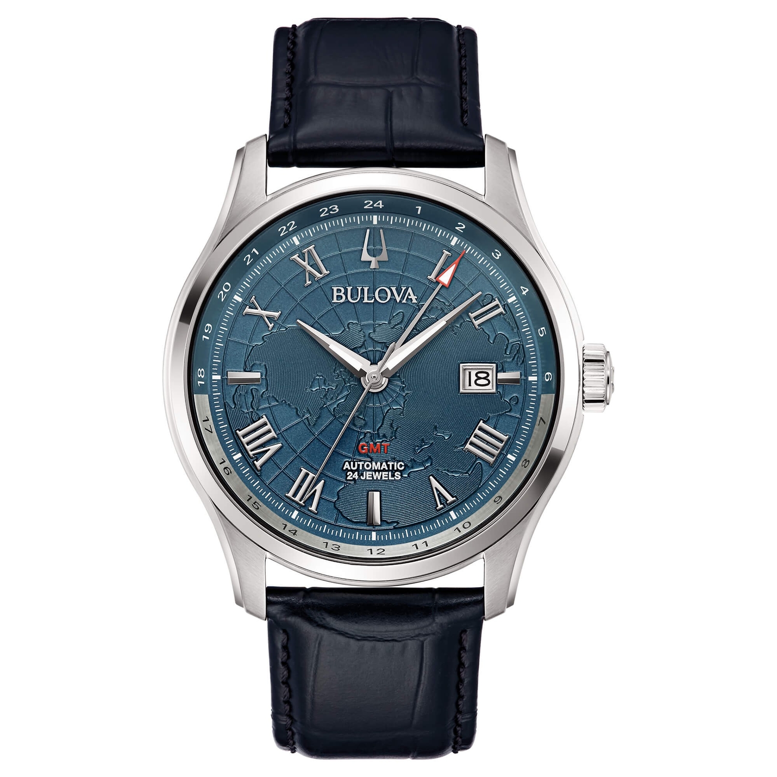 Orologio BULOVA Wilton GMT 96B385 Blue