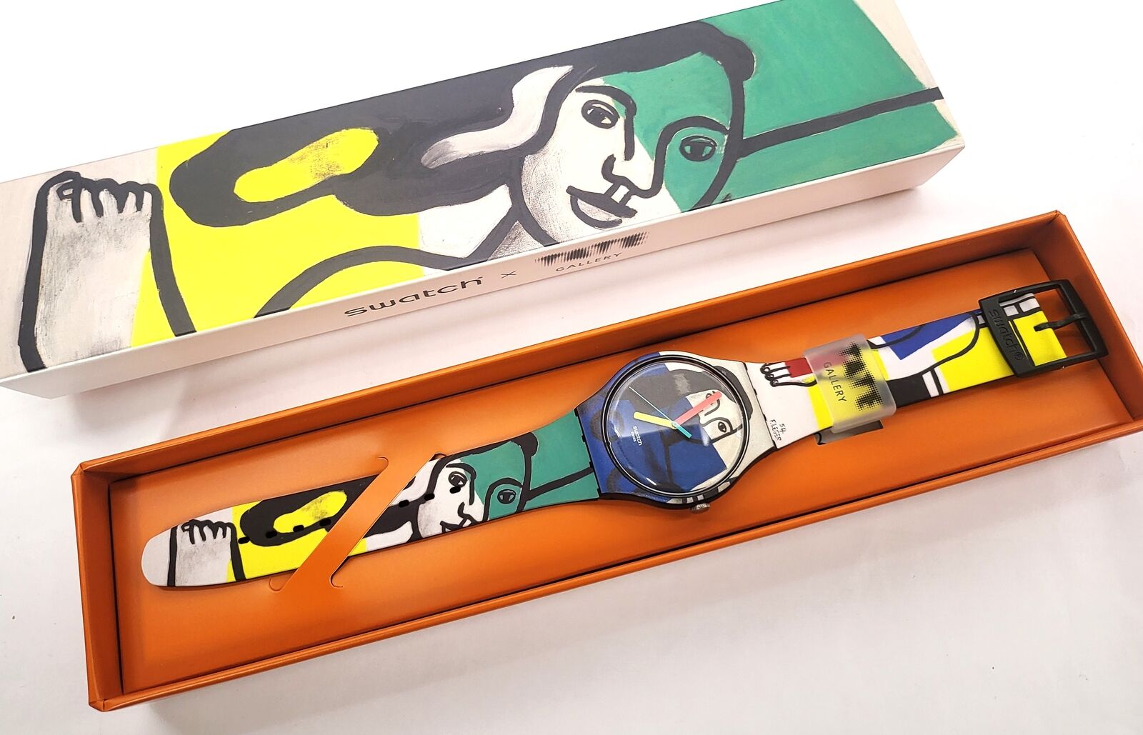 Swatch Special 2024 - SUOZ363 - Leger's Two women holdind flowers x Tate Gallery