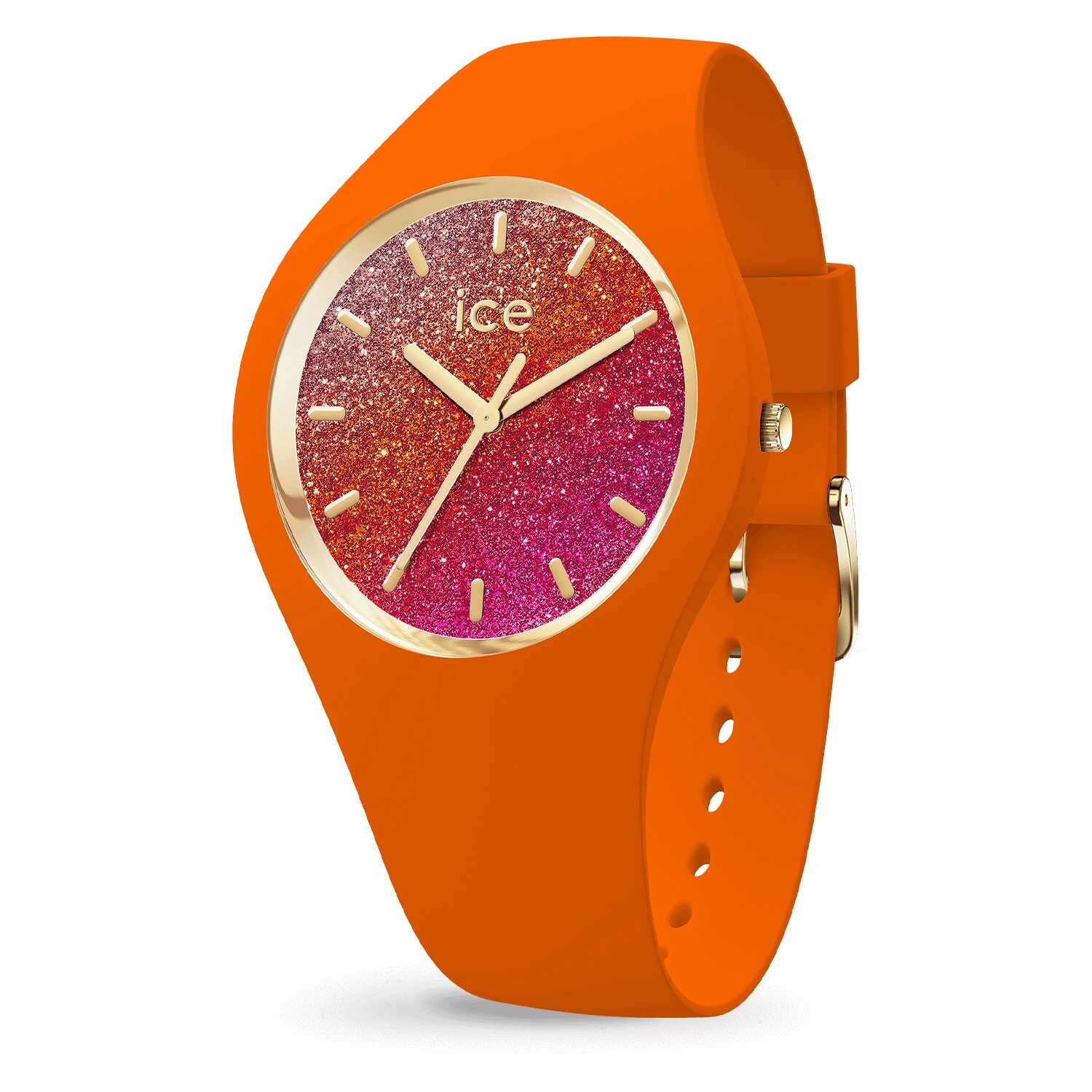 Orologio Donna ICE WATCH GLITTER 022574 Silicone Arancione 36mm Sub 100mt