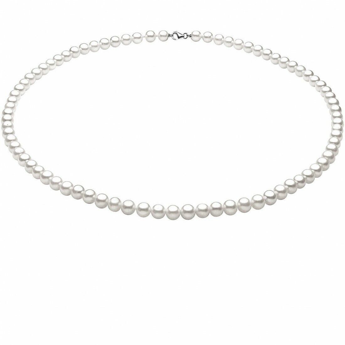 Girocollo Comete di perle d'acqua dolce 6,5 - 7 in oro bianco FWQ106