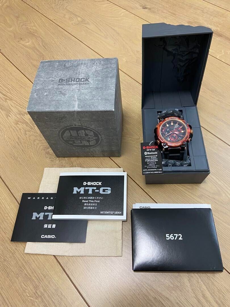 Orologio cronografo uomo Casio nero G-shock Mt-g MTG-B3000FR-1AER